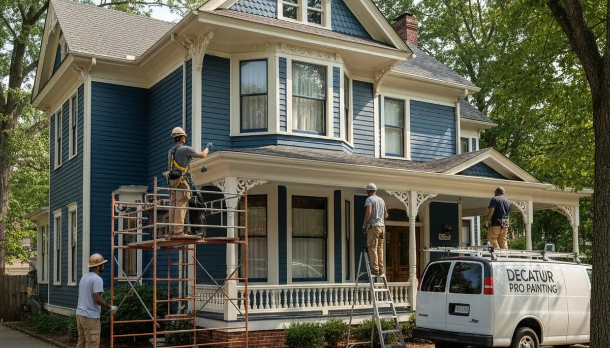Painting contractor in Marietta, GA providing professional interior and exterior house painting services