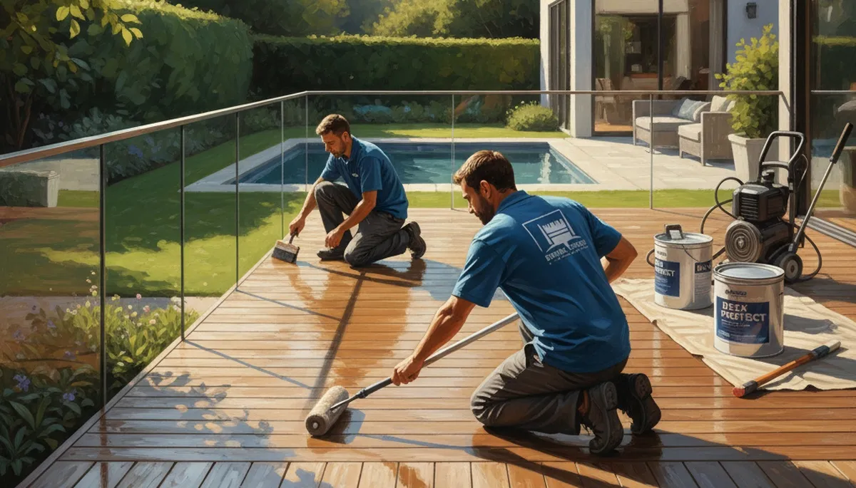 Professional deck sealing service in Marietta, GA by Marietta Paint Pros