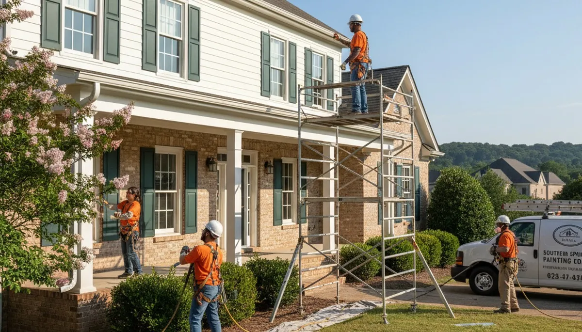 Marietta, GA painting contractor team providing professional interior and exterior painting services