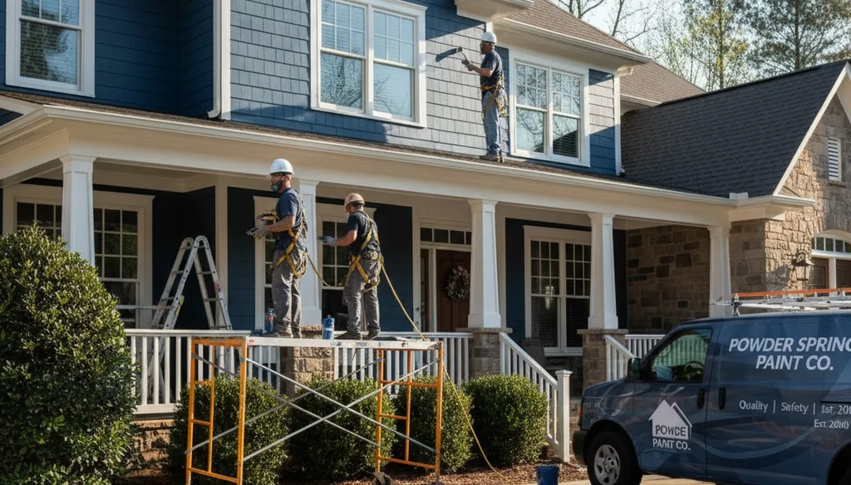 Painting contractor in Marietta, GA providing professional interior and exterior painting services