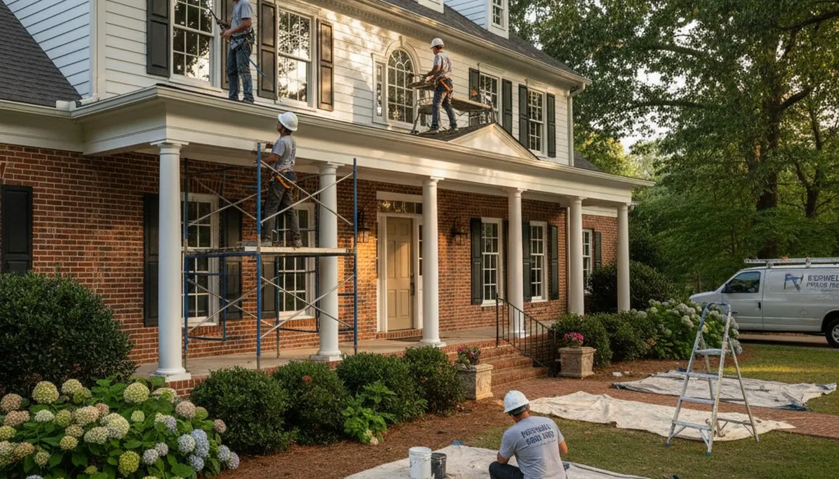 Painting contractor service in Marietta, GA for residential and commercial exterior painting