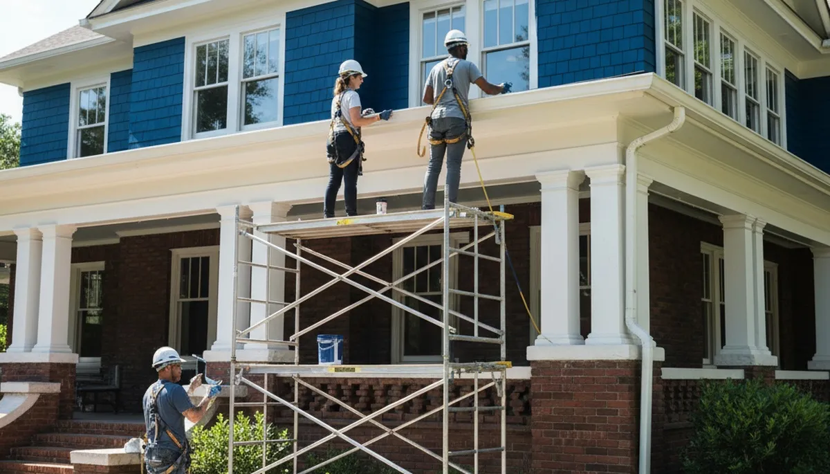 Painting contractor in Marietta, GA providing professional interior and exterior home painting services