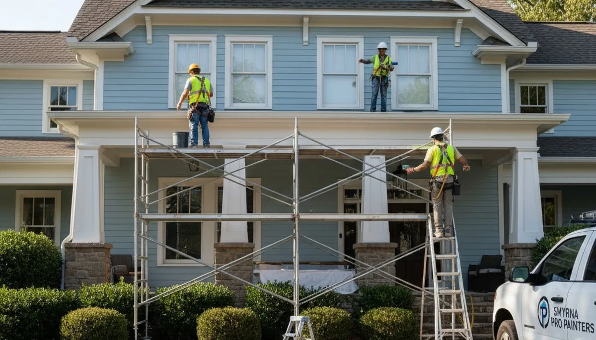 Painting contractor in Marietta, GA providing professional interior and exterior painting services