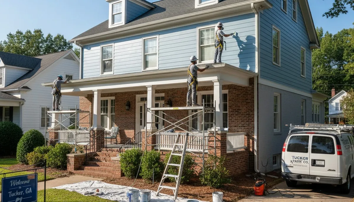 Marietta, GA painting contractor team providing professional interior and exterior painting services
