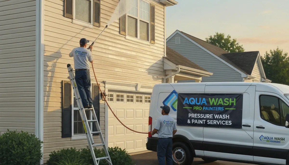 Vinyl siding pressure cleaning in Marietta, GA for a clean, mildew-free home exterior
